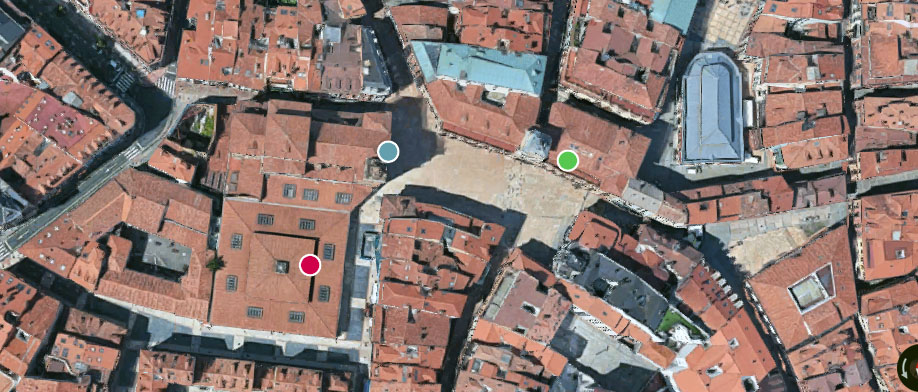Situación de la iglesia de San Isidoro el Real en Google Maps